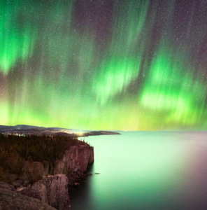 northern lights Minnesota