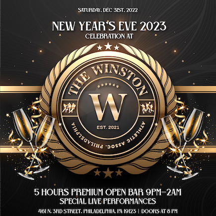 The Winston Philly NYE 2023 | Philadelphia New Years Eve