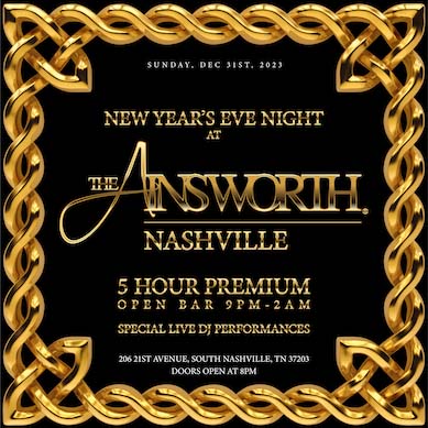 ainsworth nashville nye 2024 new years eve nashville