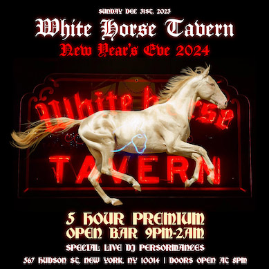 white horse tavern nye 2024 new years eve nyc events