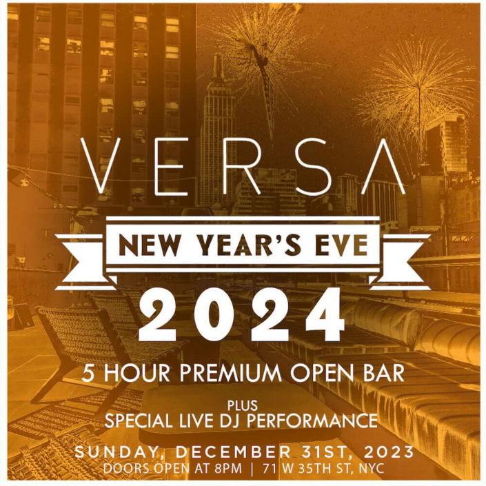 VERSA Rooftop NYC New Years Eve 2024 NYC NYE Events