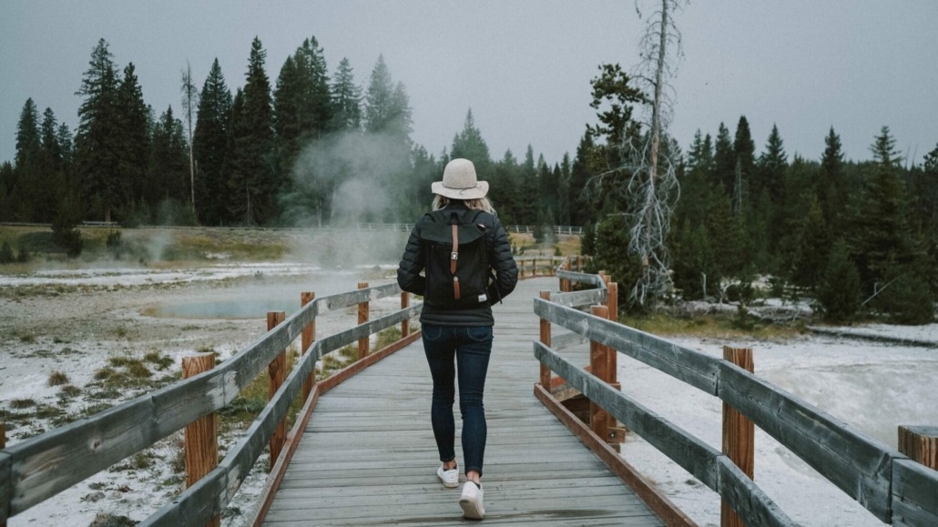 hiking in yellowstone national park