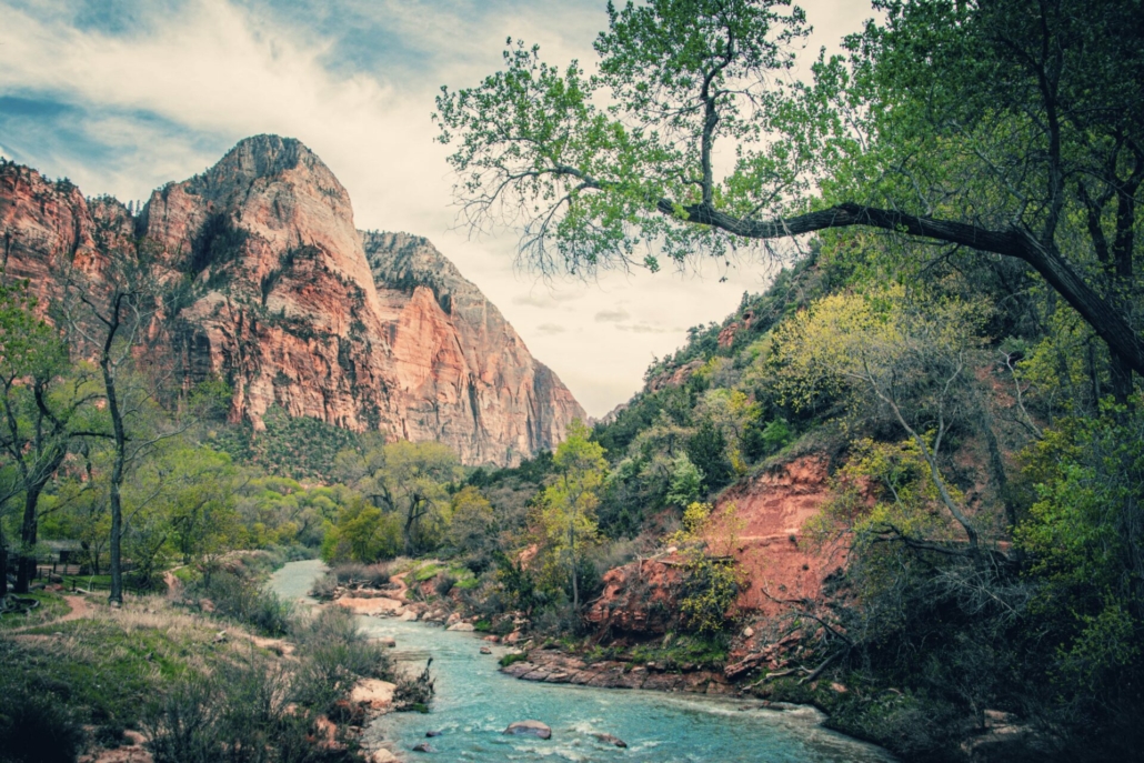 zion utah national park hiking vacation