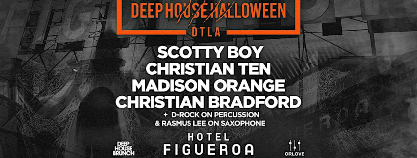 hotel figueroa halloween 2024 deep house dtla